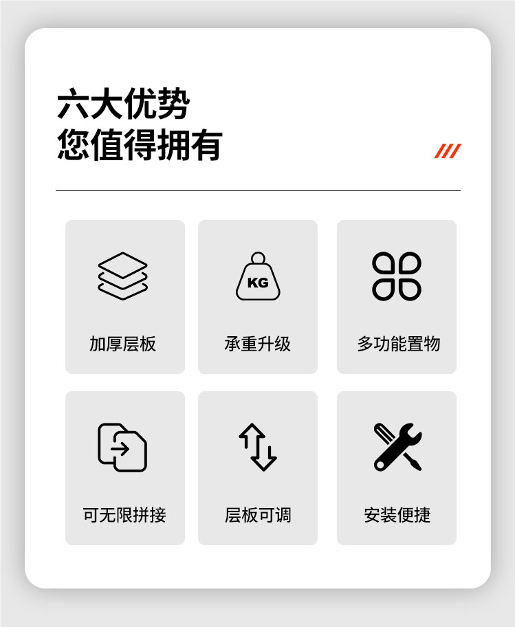 五洲超市货架优势