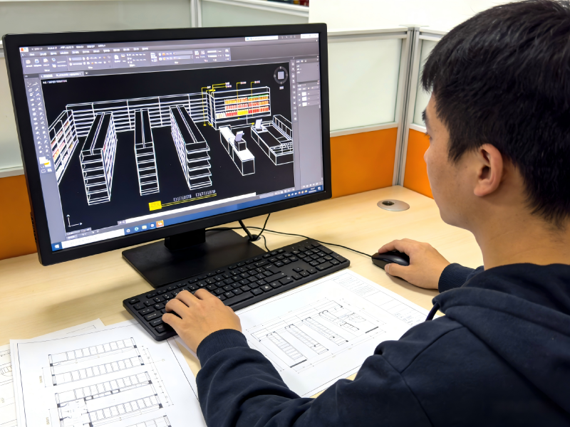 从一张白纸到万平卖场：揭秘邯郸五洲如何为大型超市定制“吸金”货架布局方案
